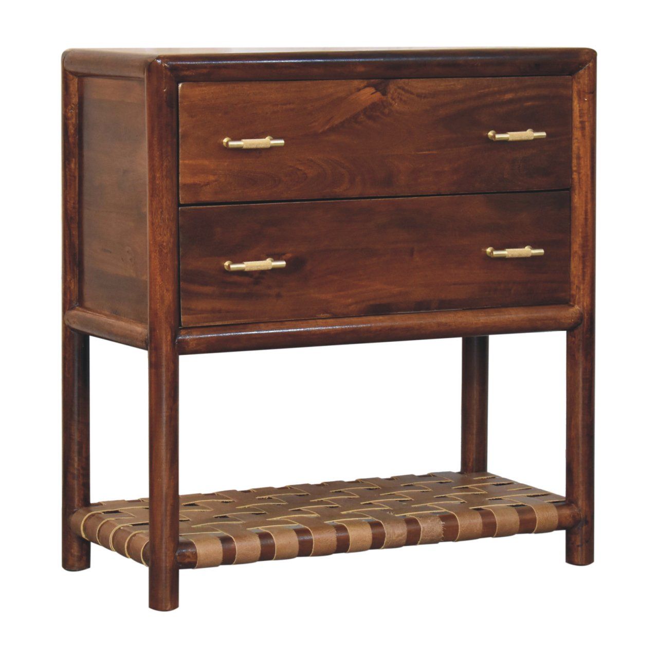 Regency - Woven 2 Drawer Nightstand - Brown