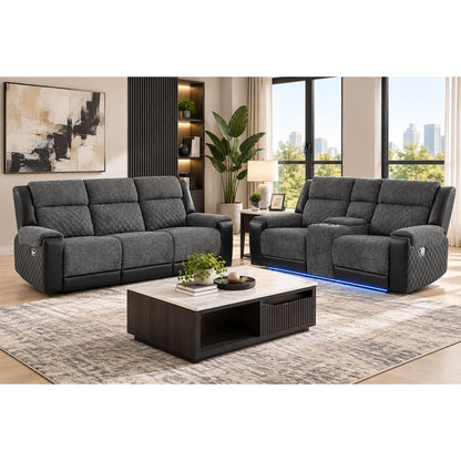 Alicia - Console Reclining Loveseat
