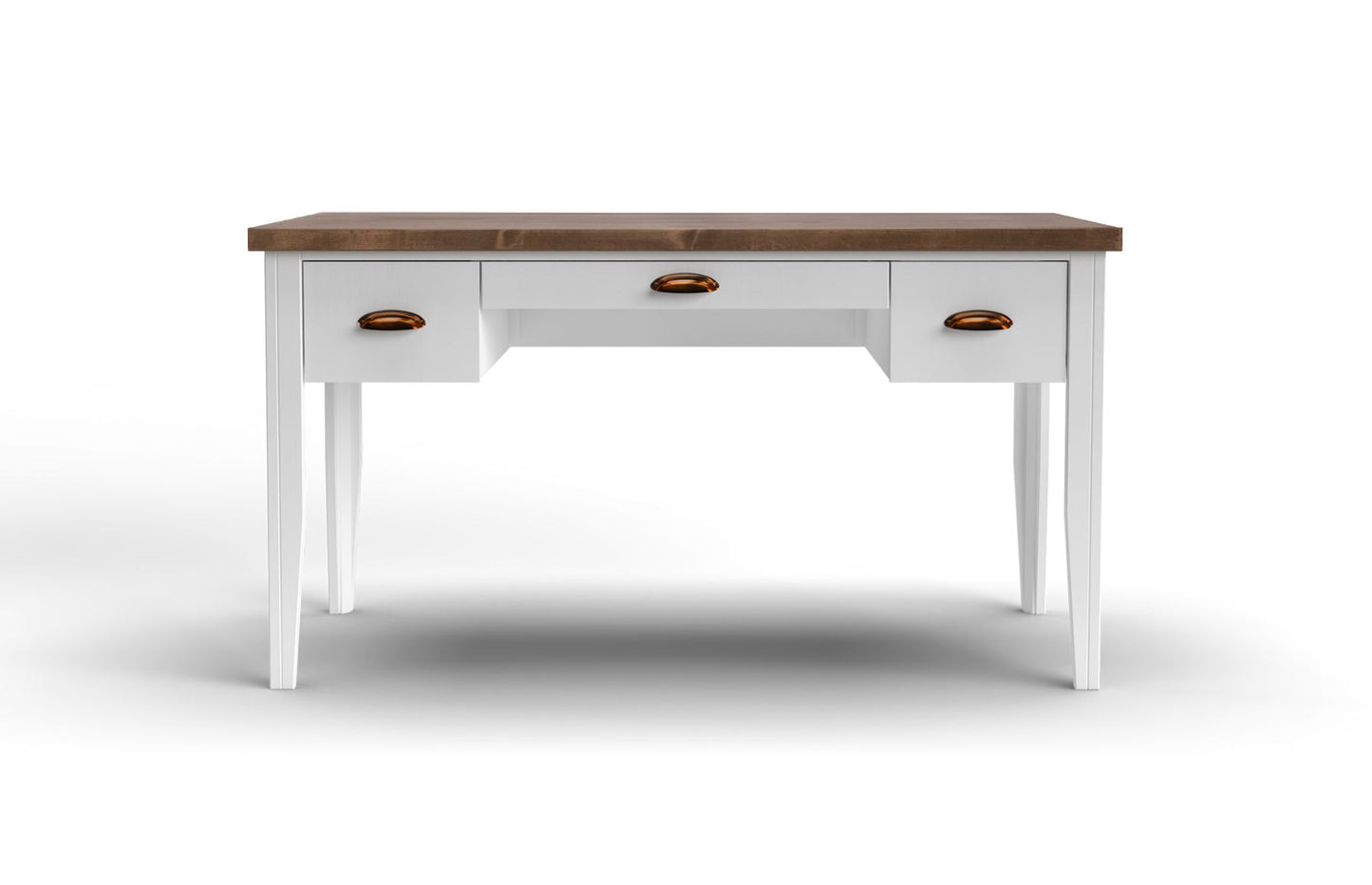 Hampton - Writing Desk - Jasmine Whitewash / Barnwood