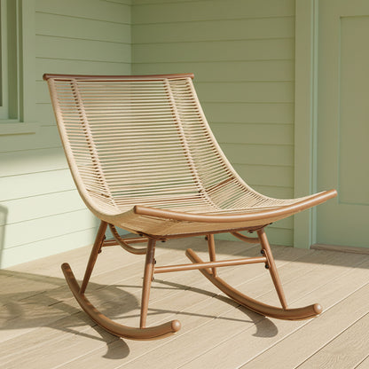 Outdoor Rocking Chair - Beige