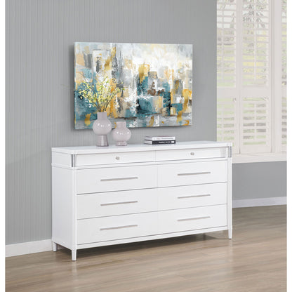 Robinson - 8 Drawer Dresser - White