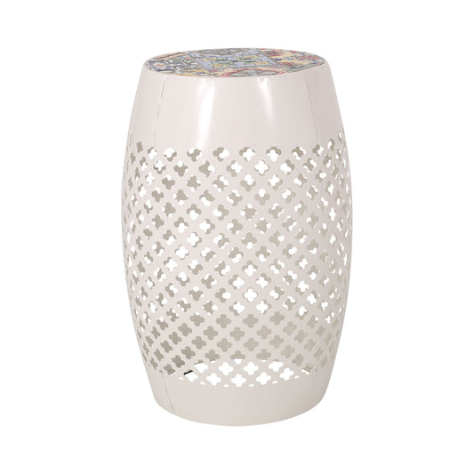Roswell - Outdoor Side Table With Mosaic Tile Top