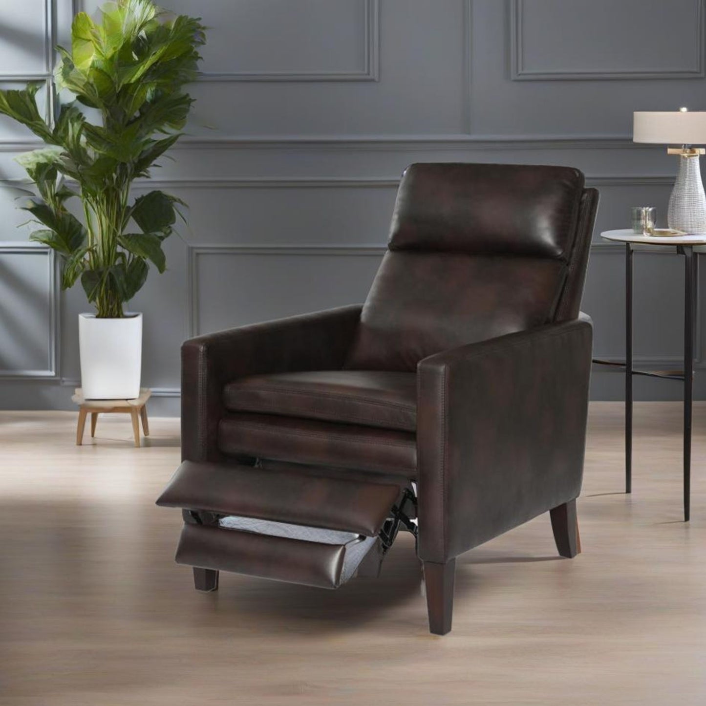 Vaughn - Push Back Recliner With Solid Hardwood Legs