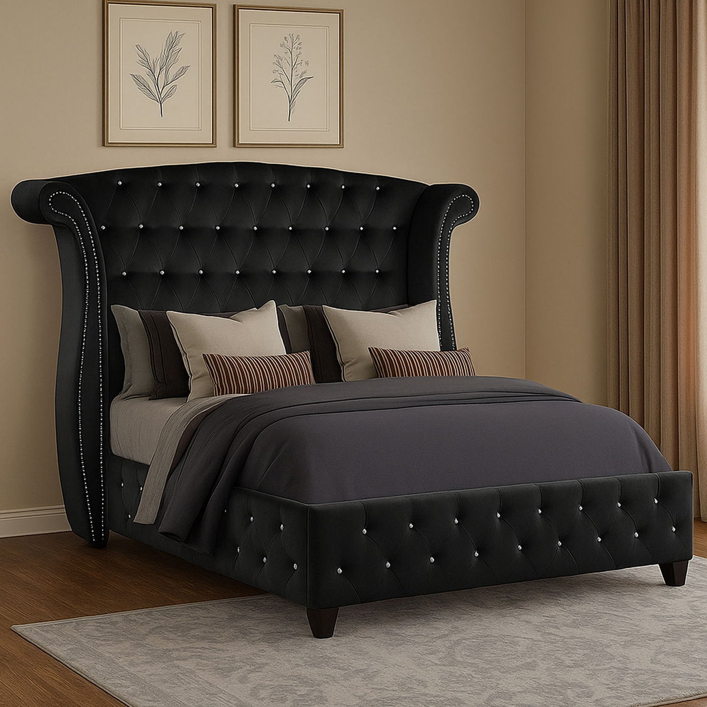 Sophia - Upholstered Bed