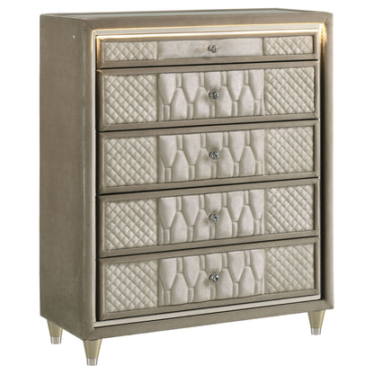 Mika - 5 Drawer LED Chest