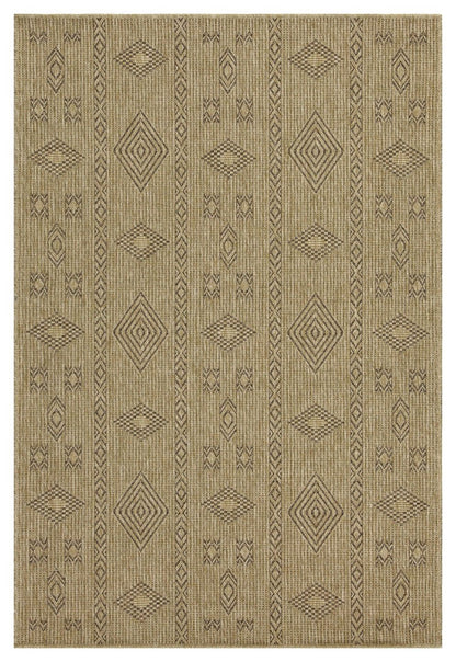 Earth - 7'10" X 10'3" Indoor, Outdoor Area Rug - Natural, Mocha