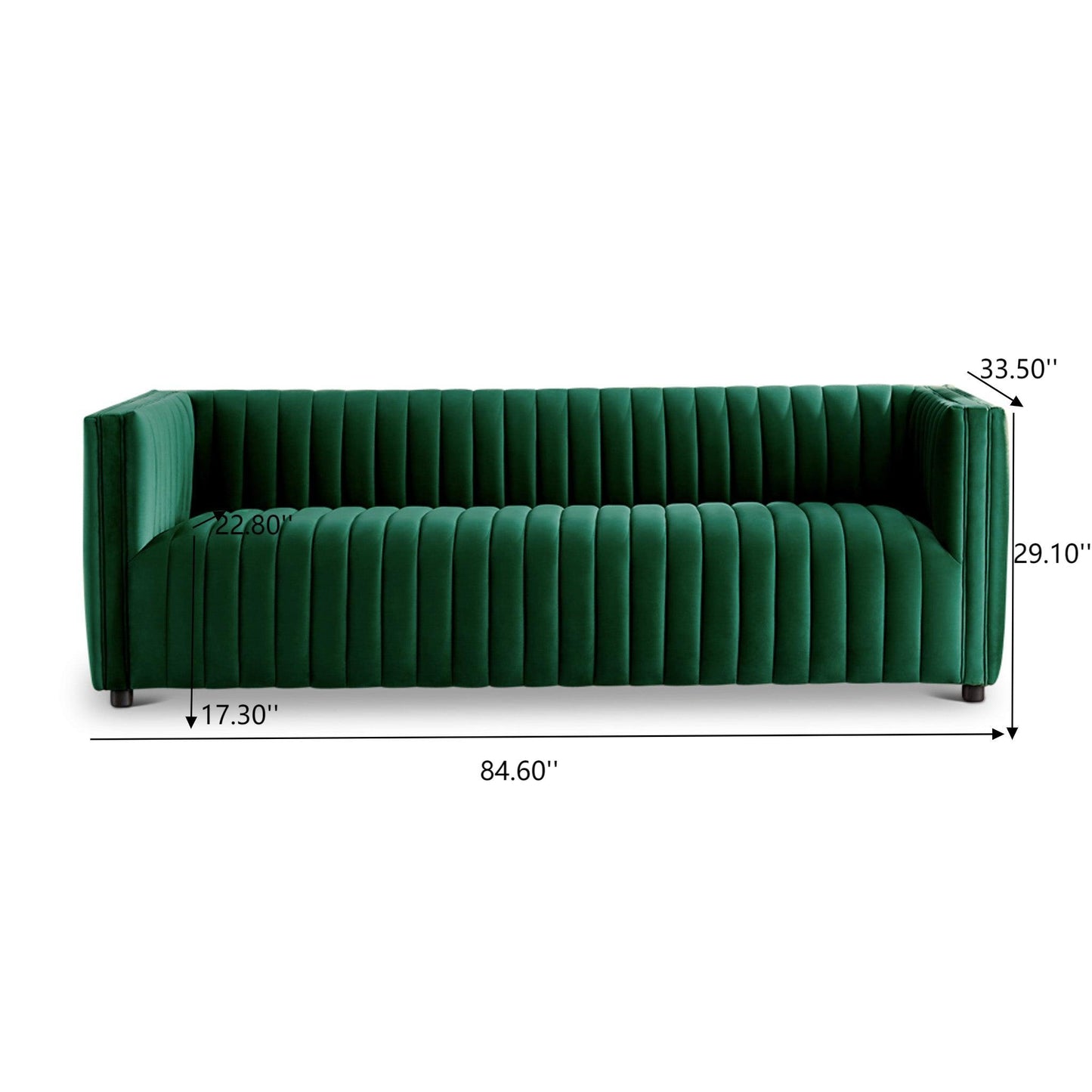 Dominic - Channel Tufted Sofa