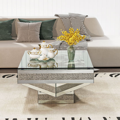 Coffee Table - Silver - Mirror