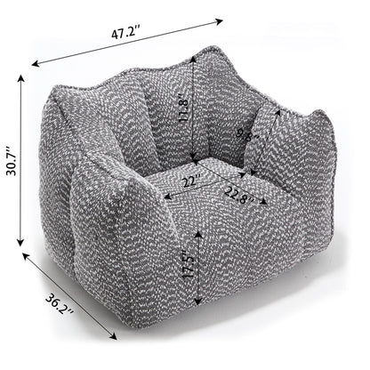 Comfortable Chenille Sofa Chairs With Highly Resilient Foam For Living Rooms And Bedrooms
