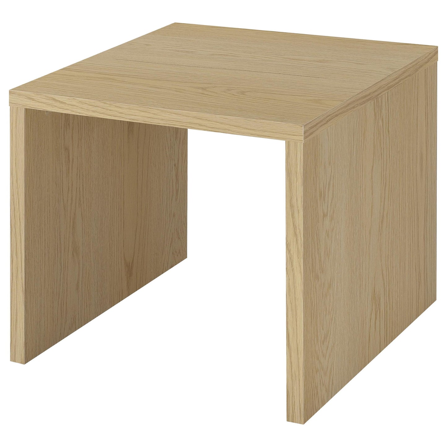 Parker - Accent Side End Table - Light Oak