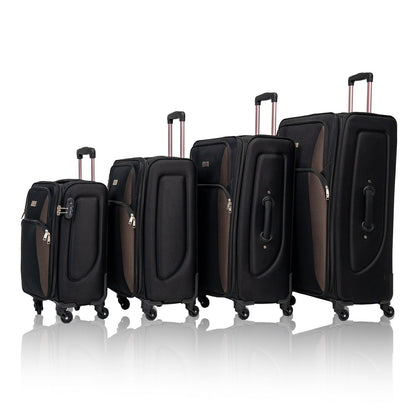 4 Piece Set Softshell Luggage