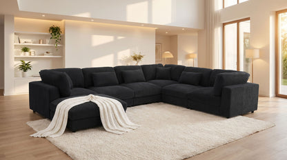 Upholstered Modular Sectional & Custom Configuration