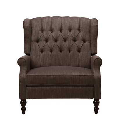 Dunham - Contemporary Fabric Tufted Oversized Pushback Recliner