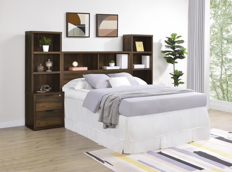 Westpark - 3 Piece Bedroom Set Bookcase Headboard