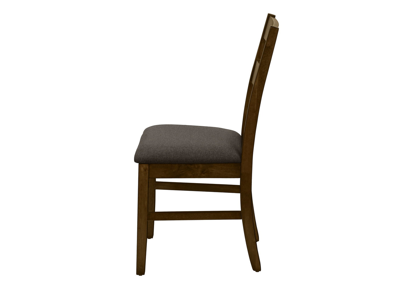 Dining Chair, Upholstered, Side, Dining Room, Transitional (Set of 2) - Brown