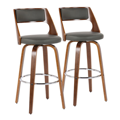 Cecina - Mid-Century Modern Barstool With Swivel (Set of 2)