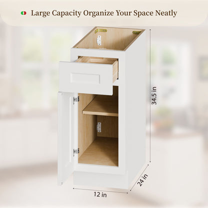 Shaker Base Cabinet With Soft-Close Door And Drawer