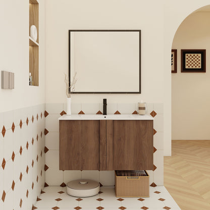 Floating Bathroom Vanity With Sink Combo