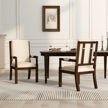 Dining Chairs With Ergonomic Design (Set of 2)
