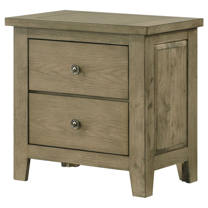 Pelton - 2 Drawer Nightstand - Oak