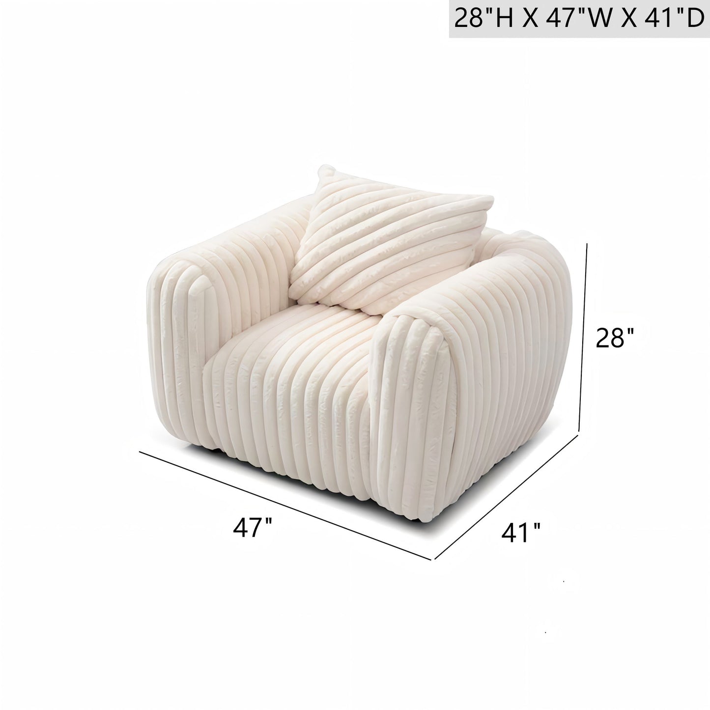 Cancun - Chair - White