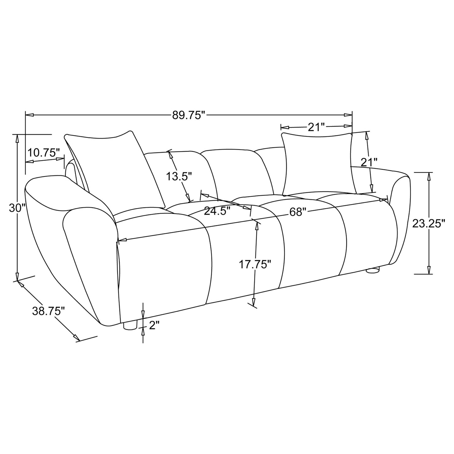 Tampa - Sofa Set