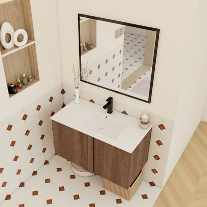 Floating Bathroom Vanity With Sink Combo