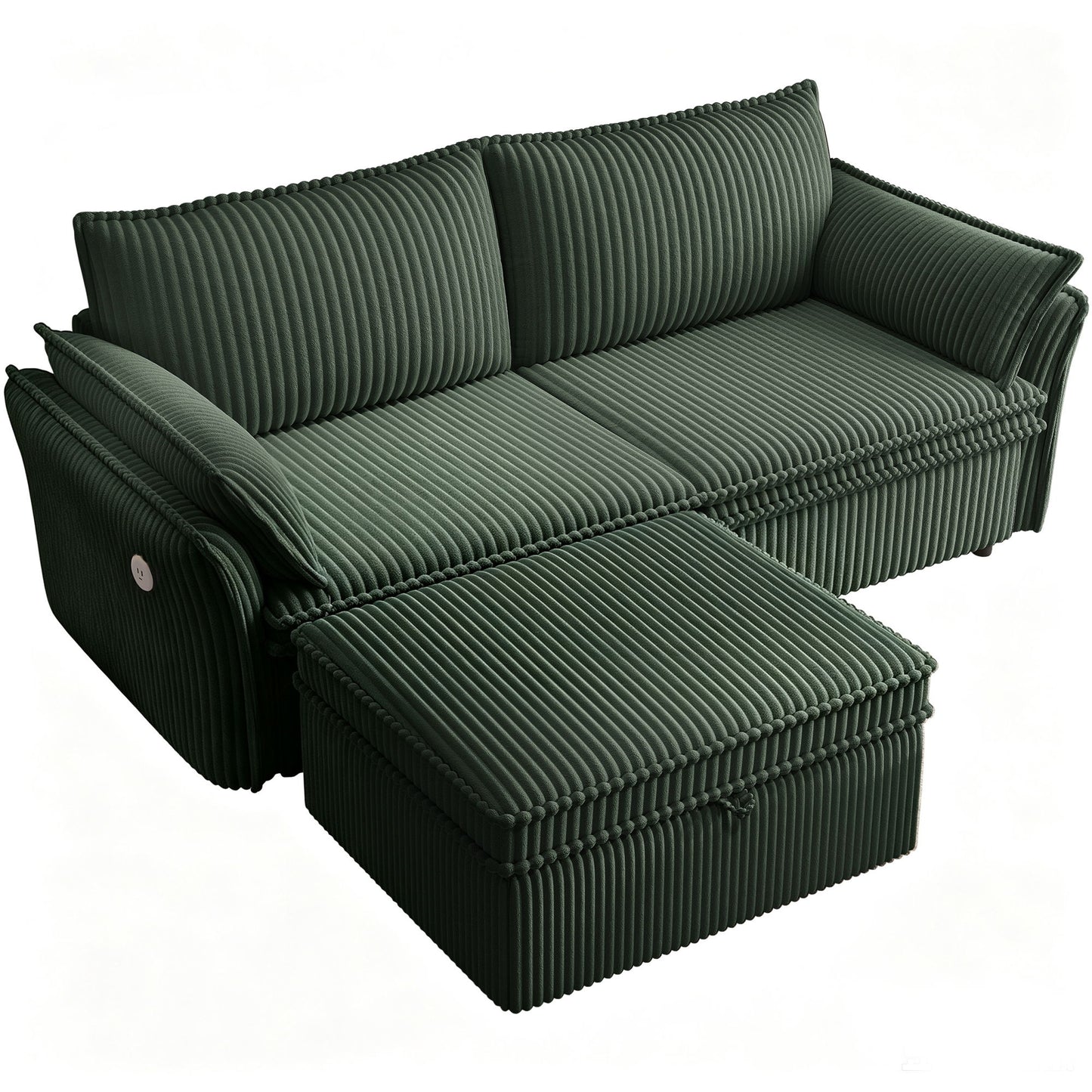2 In 1 Convertible Sofa Bed, Multi Functional Living Room Furniture