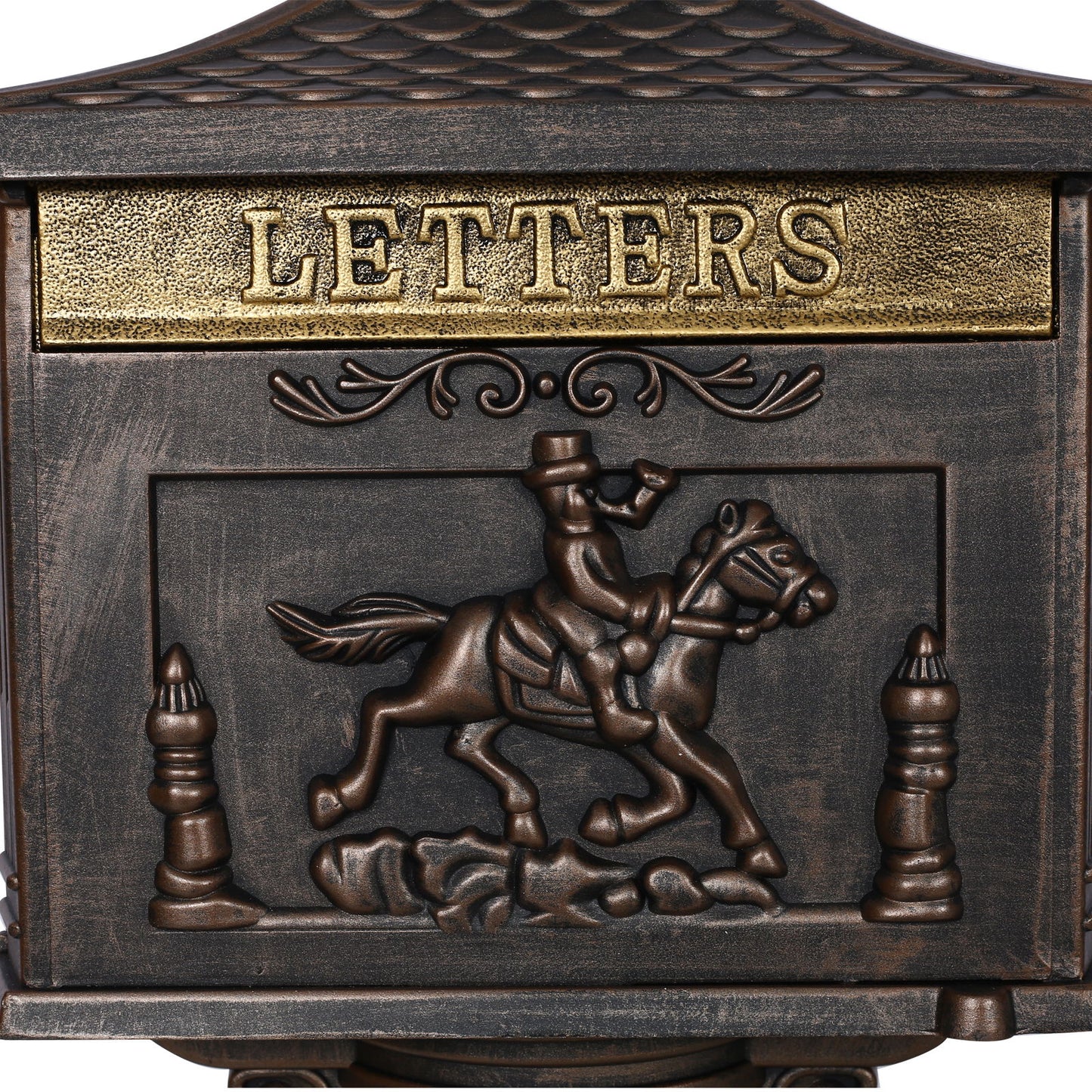 Cast Aluminum Mail Box, Postal Box, Mailbox