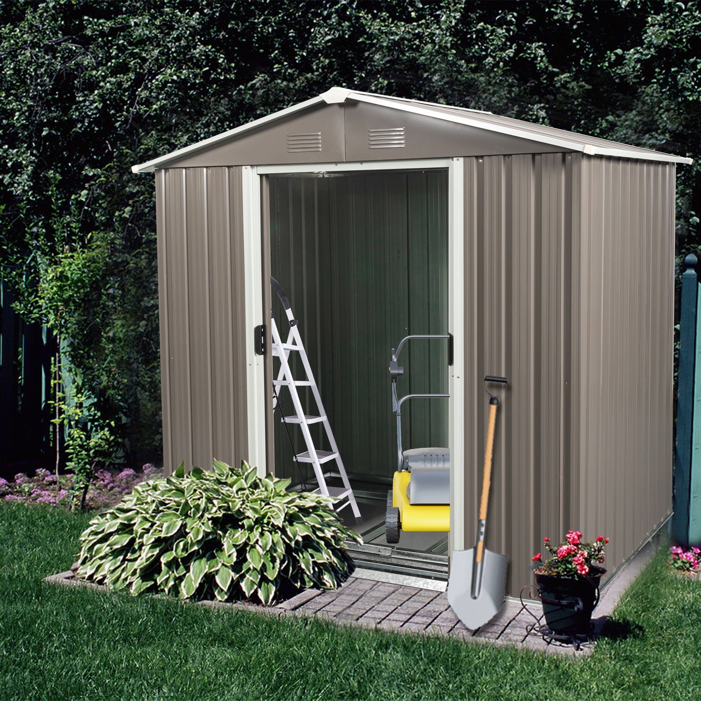 Outdoor Metal Storage Shed