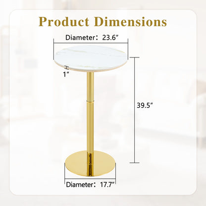 Contemporary Circular Bar Table