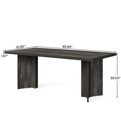 Dining Table For 4 - 6 People, Kitchen Table With Thick Top