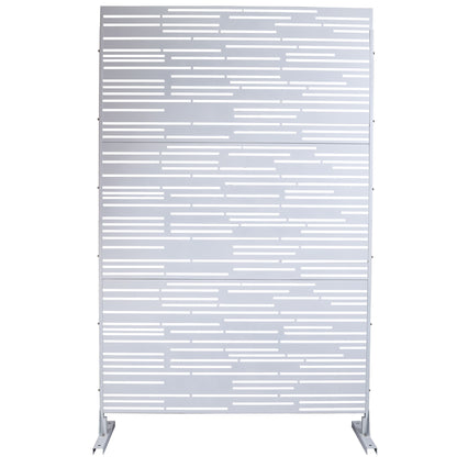 Outdoor & Indoor Freestanding Metal Privacy Screen