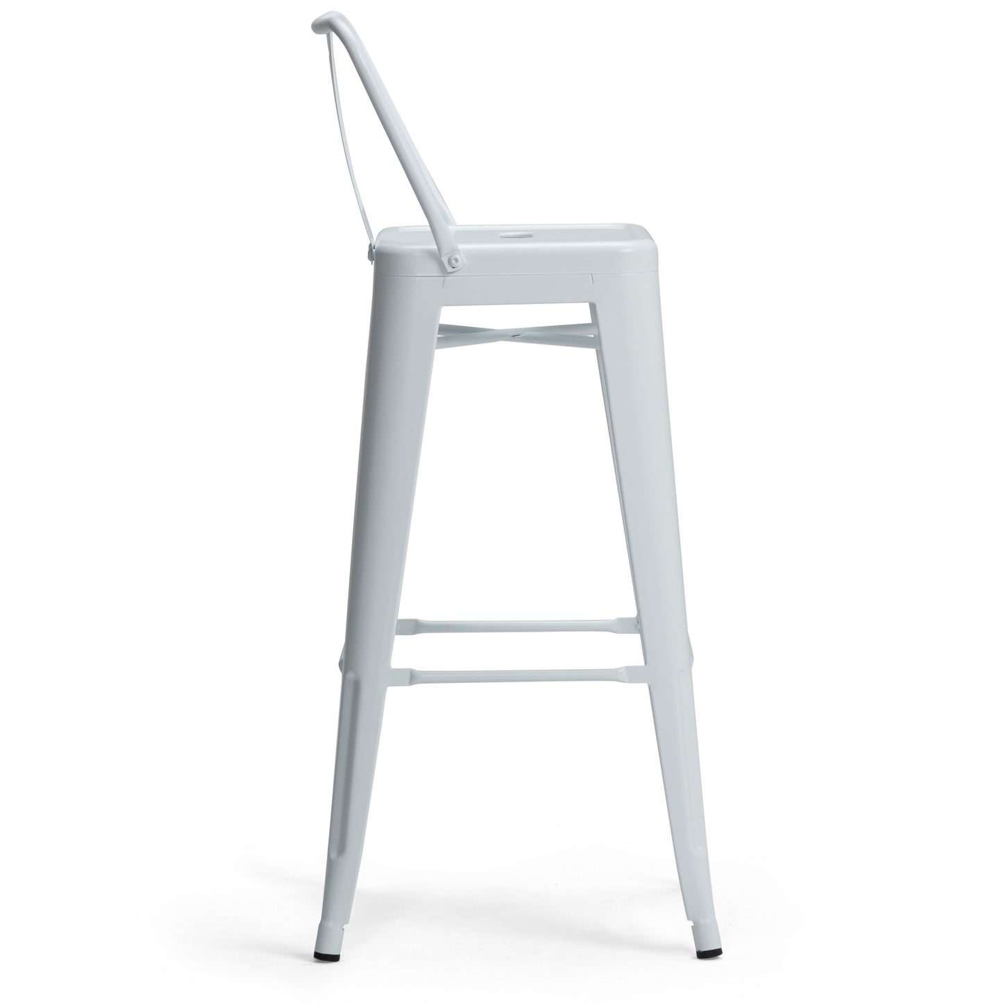 Rayne - Curved Back Metal Stool (Set of 2)