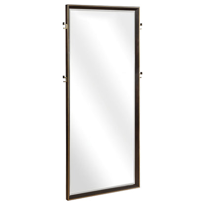 Prescott - Floor Mirror With Full Length Reflection - Brown