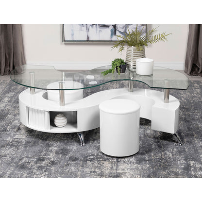 Marley - 3 Piece Coffee Table And Stools Set