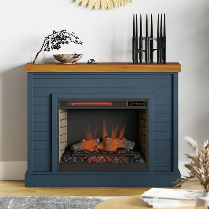 48" Fireplace With Mantel