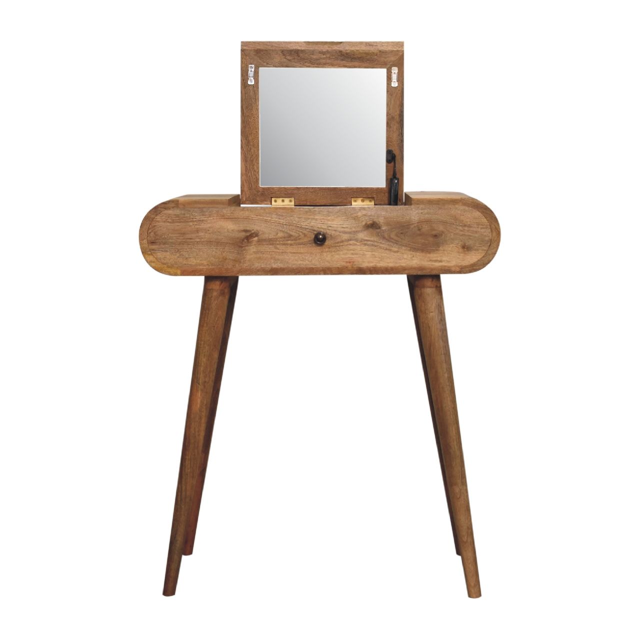 Mini Dressing Table With Foldable Mirror