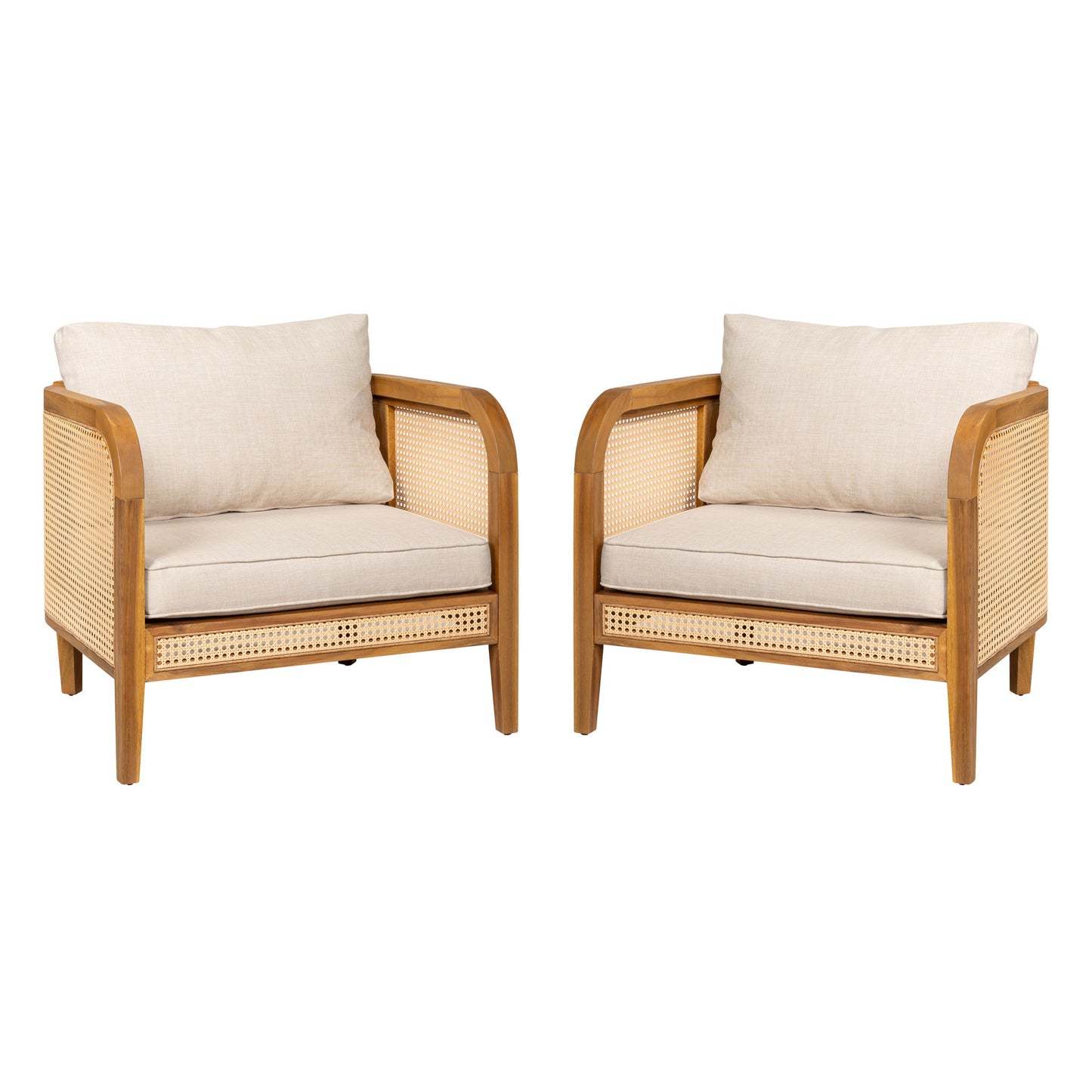 Kirkby - Bohemian Outdoor Patio Cushioned Arm Chair