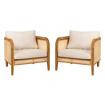 Kirkby - Bohemian Outdoor Patio Cushioned Arm Chair