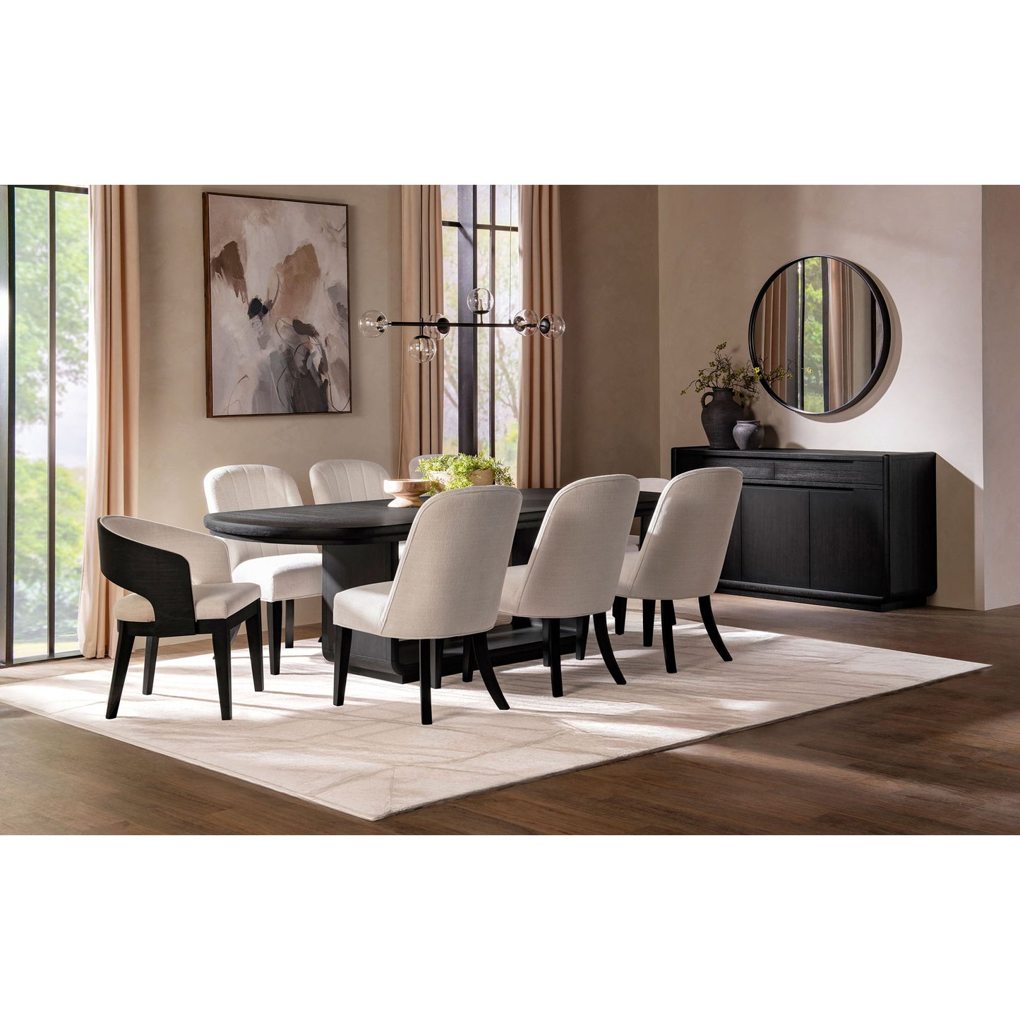 Bangor - Dining Table Set With Upholstered Chairs