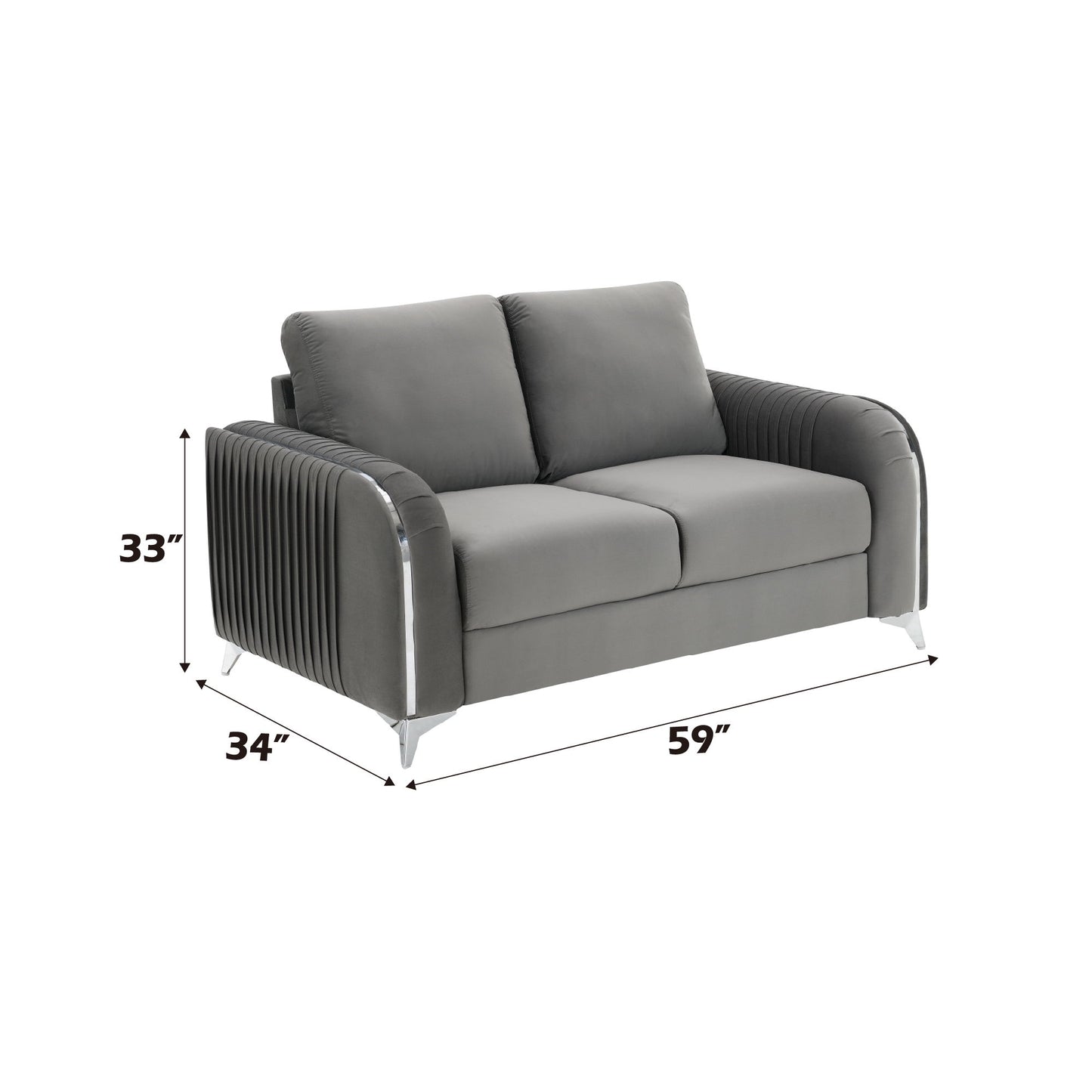Wenona - Modern Loveseat
