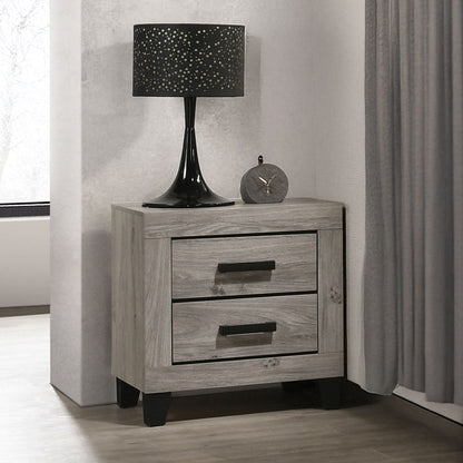 Mari - Nightstand - Light Gray Finish