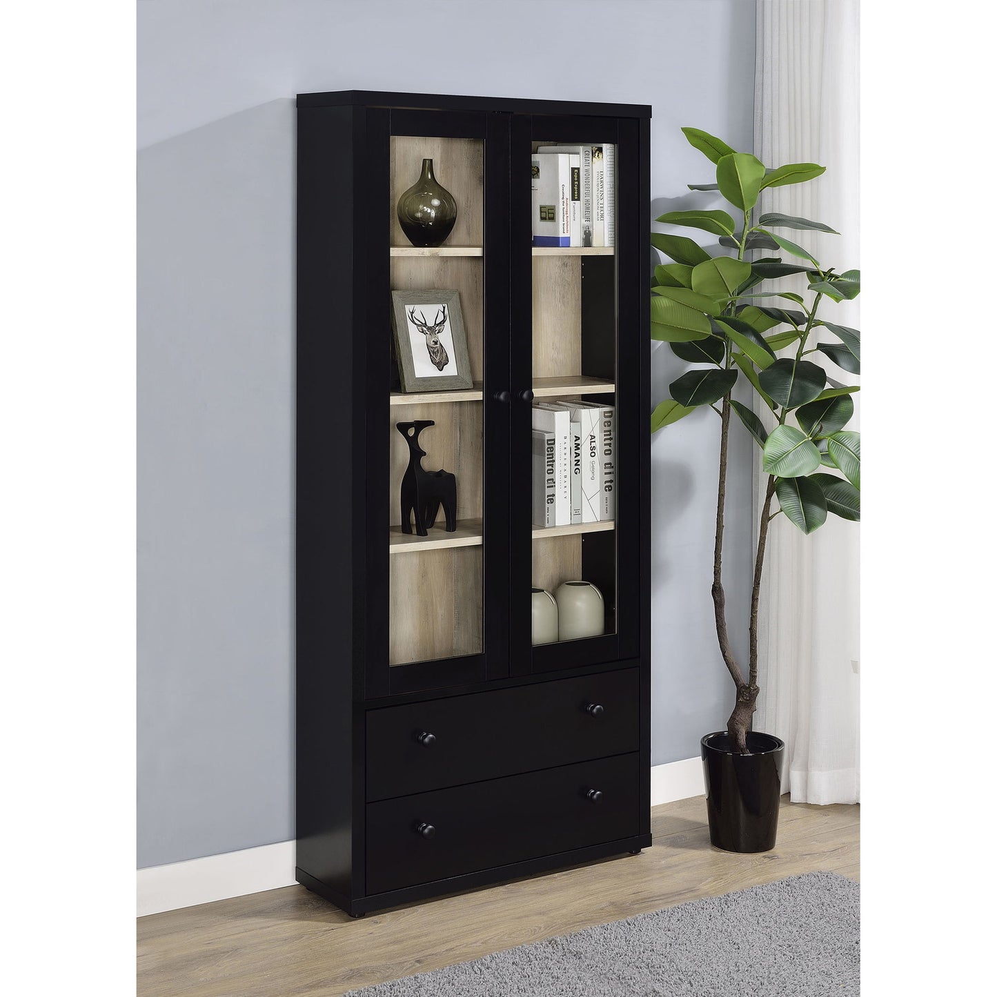 Idaho - 4 Shelf Display Cabinet