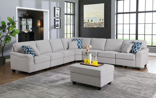 Leo - Comfor Modular Sofa And Ottoman