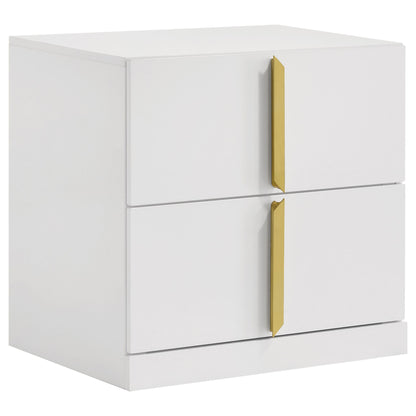 Lauryn - 2 Drawer Nightstand - Gloss White