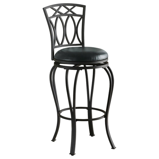 Swivel Stool With Upholstered Seat