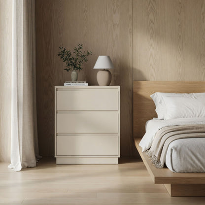 3 Drawer Nightstand, Bedroom Side Table