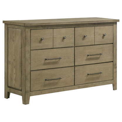 Pelton - 6 Drawer Dresser - Oak