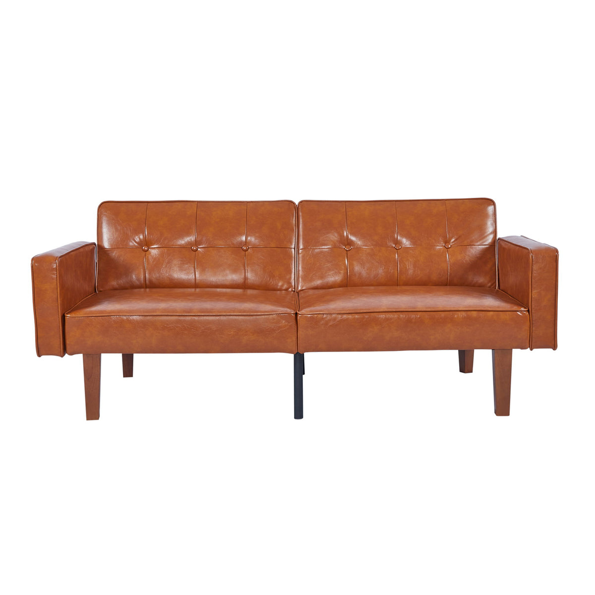 3 Position Split Back Futon Sofa Bed For Living Room